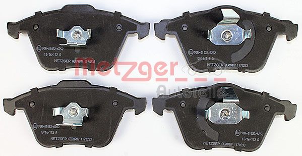 METZGER 1170233 Bremsbelagsatz, Scheibenbremse